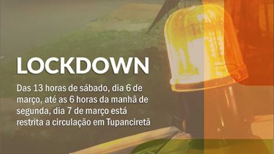 Foto de TUPANCIRETÃ. Município terá novo ‘lockdown’ no fim de semana. Quem descumprir, poderá ser multado