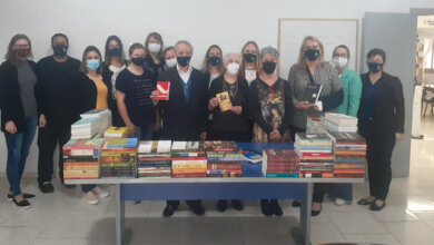 Foto de PARAÍSO DO SUL. Jornalista faz uma doação de livros de não-ficção e literatura para Biblioteca Municipal