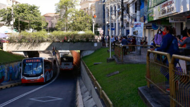 Foto de CIDADE. Prefeitura testa, na prática, três possíveis itinerários para transporte coletivo na região central