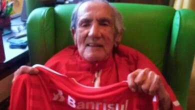 Foto de MEMÓRIA. Ex-atleta do Rolo Compressor do Inter, João Crescêncio morre em SM. Ele tinha 102 anos