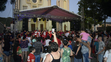 Foto de FAXINAL DO SOTURNO. Natal Canto e Luz marcou a retomada de eventos no município da 4ª Colônia