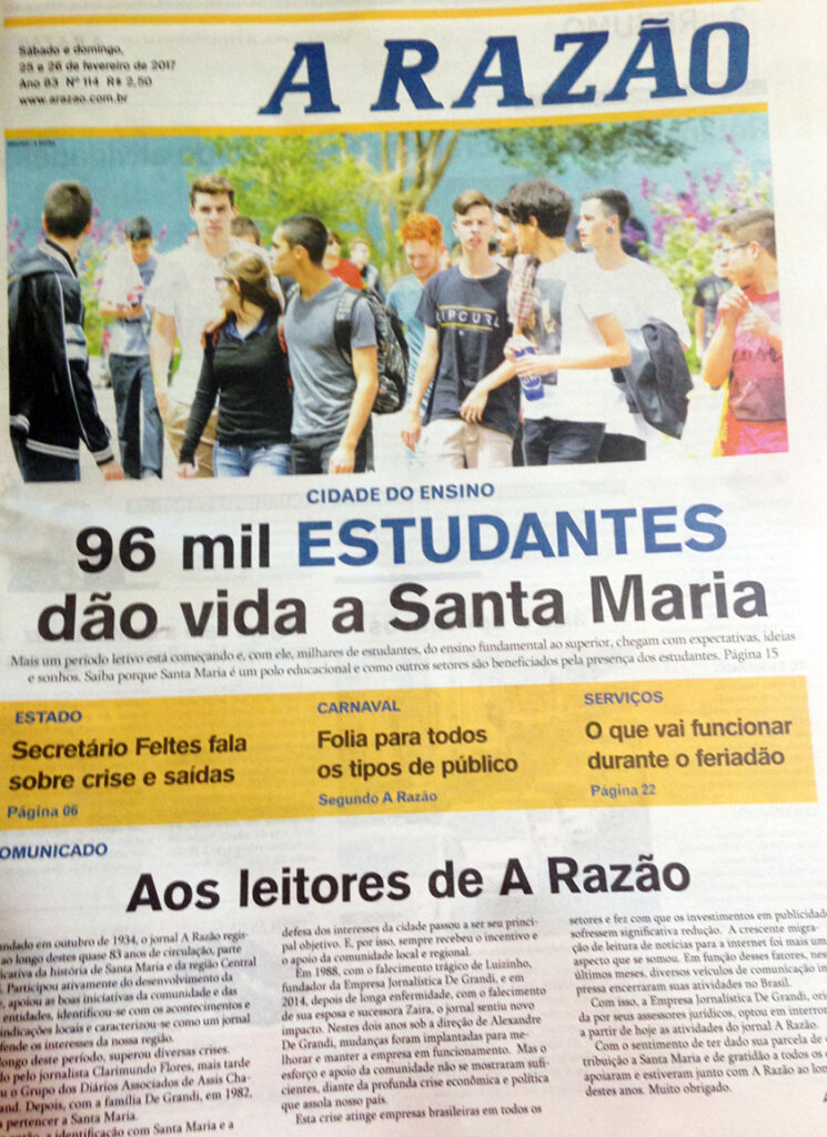 Calaméo - Edição Impressa - Jornal A Razão Santa Maria - 16082012