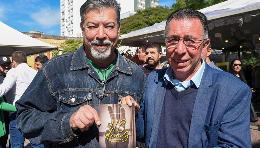 CULTURA. Valdir Oliveira lança, na Feira, o seu livro sobre a luta