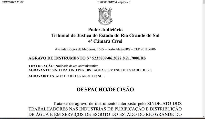 Leilão da Corsan está suspenso por decisão do TJ-RS; governo avalia medida  - Rádio Alto Uruguai, FM 92,5 - FM 106,1Rádio Alto Uruguai