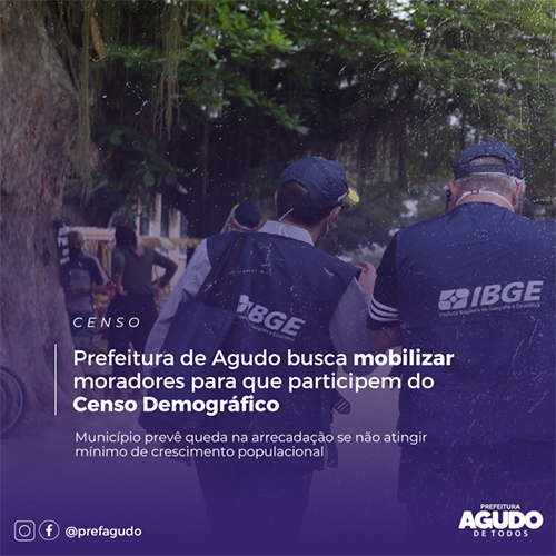 Prefeitura Mobiliza Moradores Para Que Participem Do Censo Demográfico