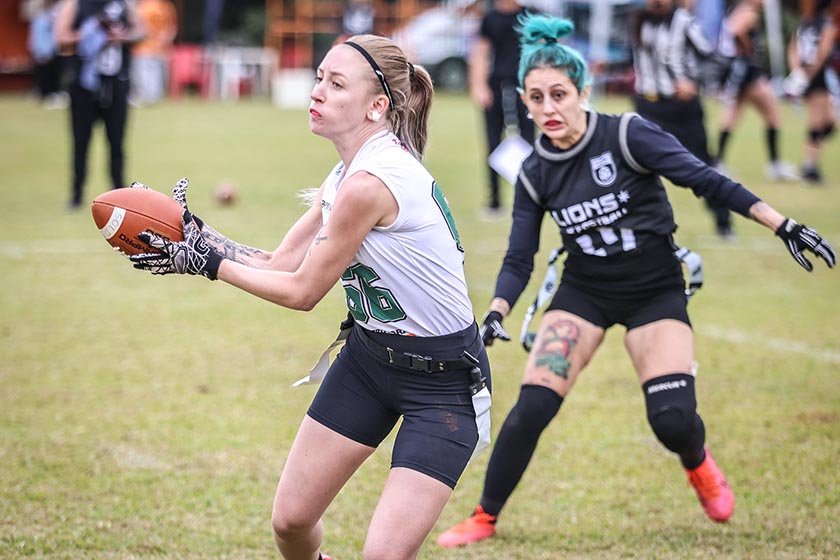 Seleção brasileira feminina de flag football garante vaga no